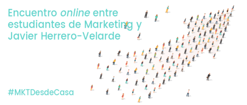 Encuentro online entre estudiantes de Marketing y Javier Herrero-Velarde