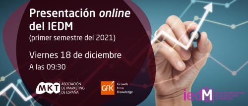 Presentación online de la ola XXIX del IEDM