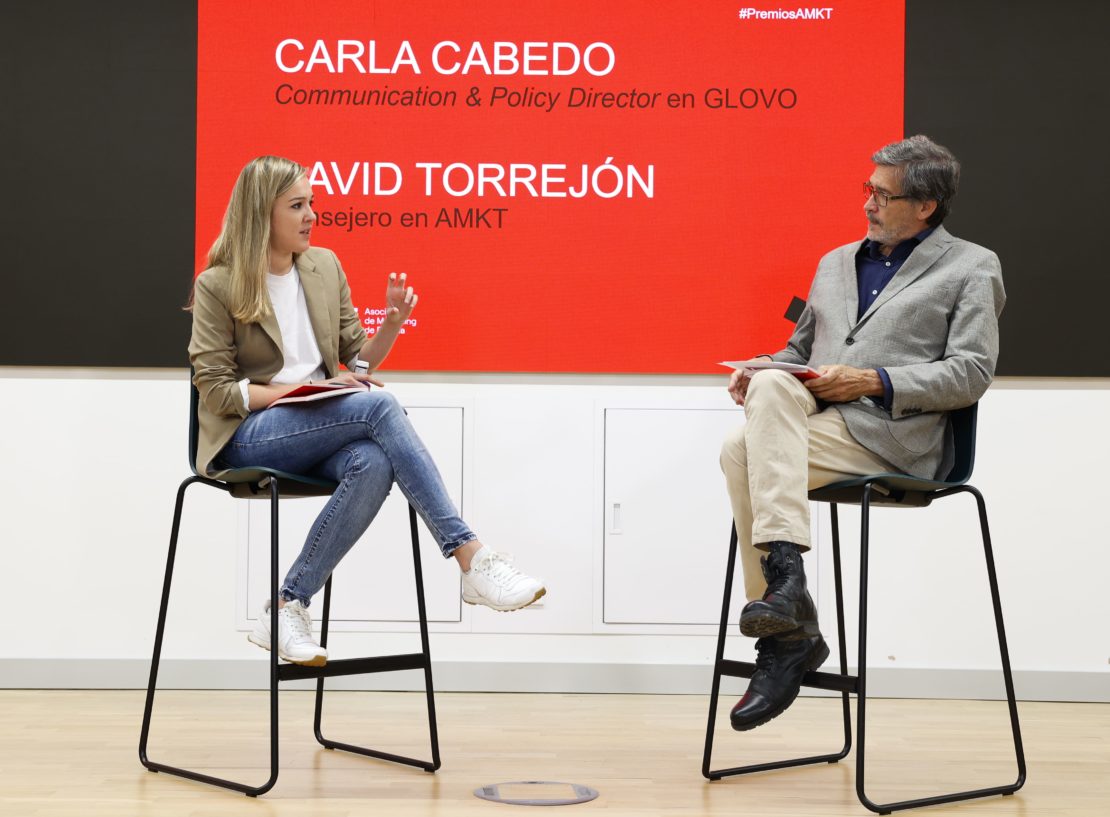 Carla Cabedo y David Torrejón.